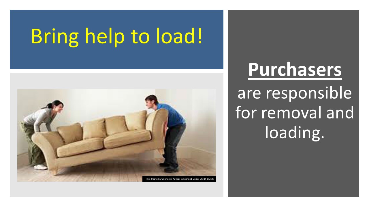 Item PickUp for Online Auction 4! Doerr Auction and Realty