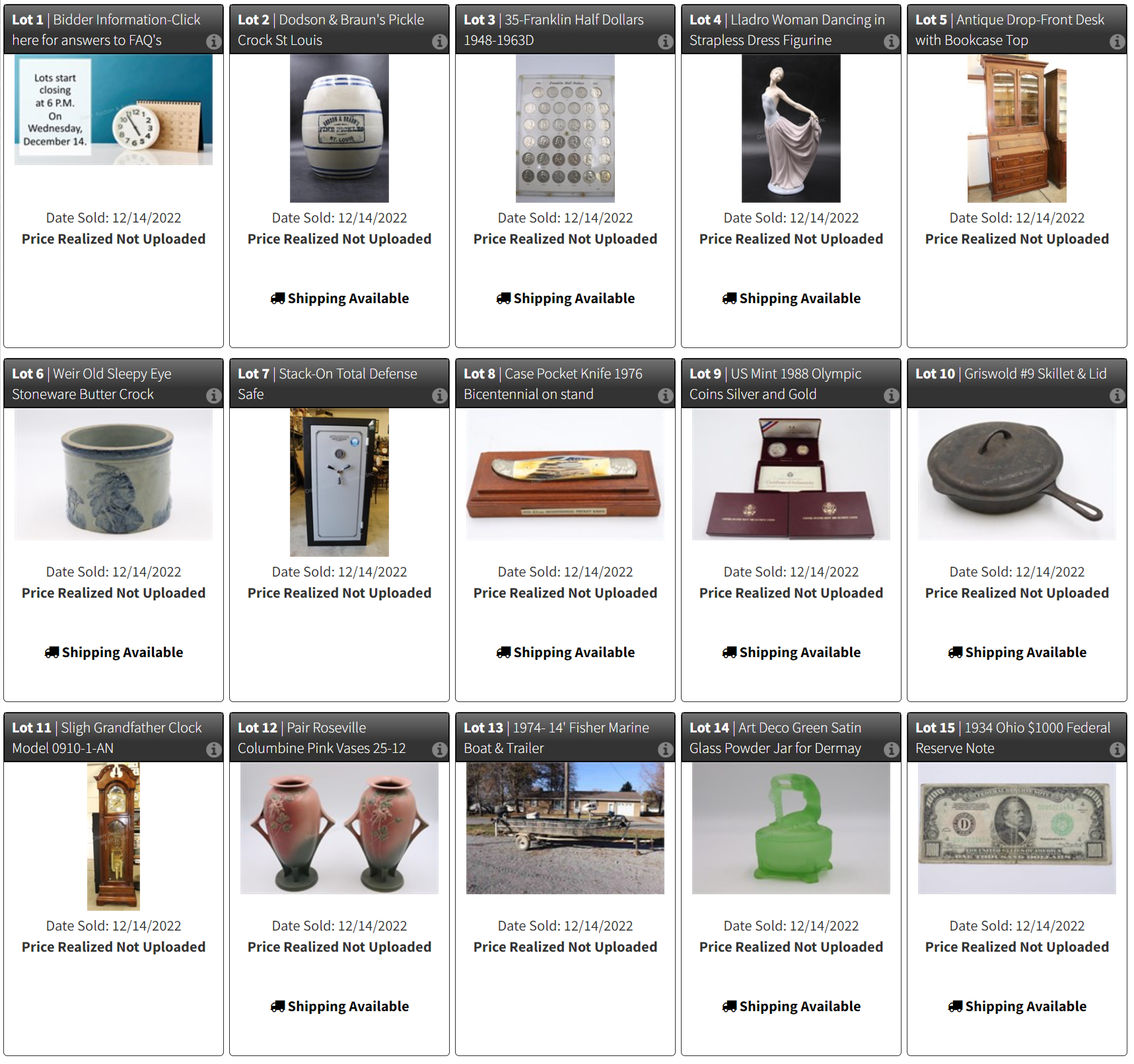 Auctions Doerr Auction and Realty